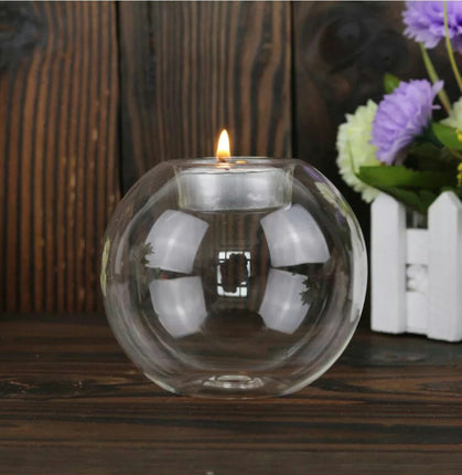 CRYSTAL CANDLE HOLDER
