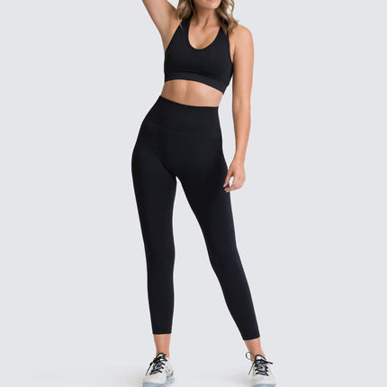 Two-piece Knitted Hip Fitness Vest