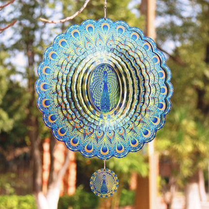 Outdoor Garden Decoration Wind Turns Into Home Metal Chime Hanging