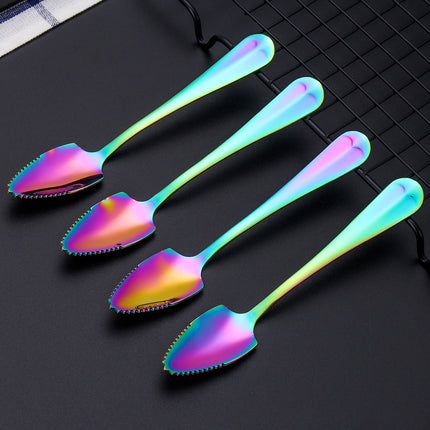 Stainless Steel Grapefruit Spoon Child Food Supplement