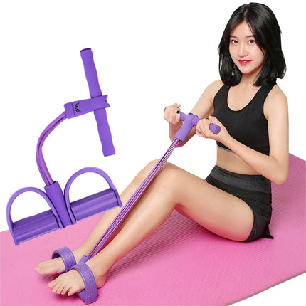 4 Resistanc Elastic Pull Ropes