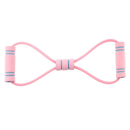 8 Word Chest Expander Rope Resistance Bands Elastic Fitness Gym