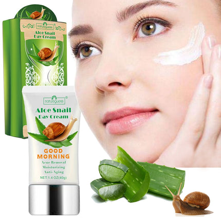 Aloe Snail Cream Retinol Day Night Face Serum Whitening Moisturizing