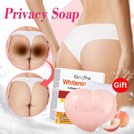 Body Whitening Soap Women Private Bleach Product Rapid Brighten Repair