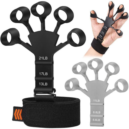 Finger Gripper 6 Resistant Finger Exerciser Strength Trainer Recovery