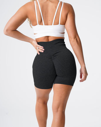 Show Waist Snowflake Seamless Fitness Yoga Shorts