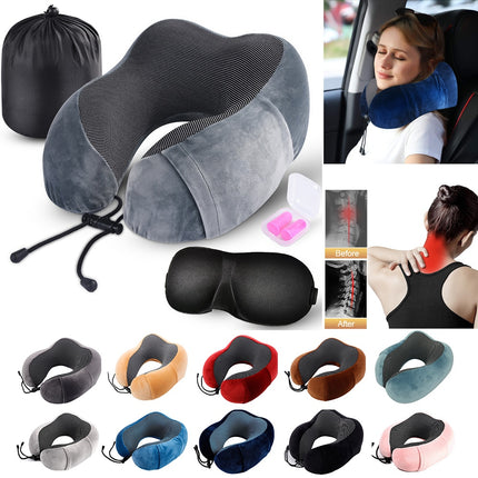 Memory Foam Travel Pillow