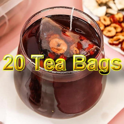 Ginseng Five Treasures Tea Kidney Tea,  Traditional Chinese Herbal Tea, Natural Organic Kidney Cleanse Detox Tea For Women & Men, 7 Precious Ingredients Formula