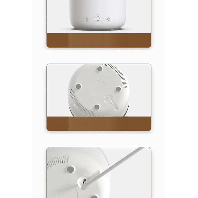 Cloud Mist Aroma Diffuser & USB Humidifier with Colourful LED