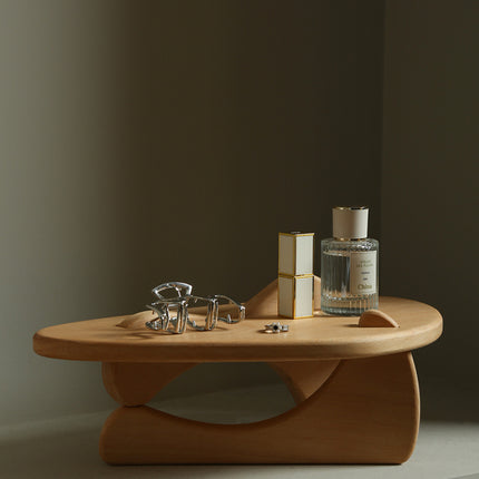 Customized Wooden Table Shelf Perfume Cup Skin Care Products Wooden Storage Rack Home Solid Wood Display Stand
