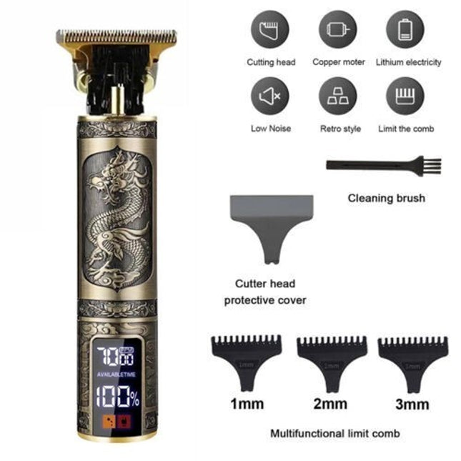 Beard Trimmer Hair Clippers Cordless Hair Cutting Barber Shaving Machine For Men Rechargeable