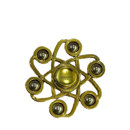 Electroplated steel ball fingertip gyro