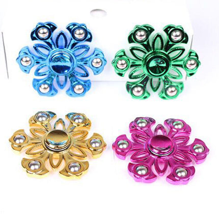 Electroplated steel ball fingertip gyro