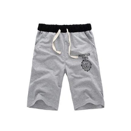 New fashion solid color men's five-pants Korean version of the comfortable large size tethered sweatpants