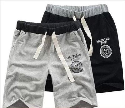 New fashion solid color men's five-pants Korean version of the comfortable large size tethered sweatpants