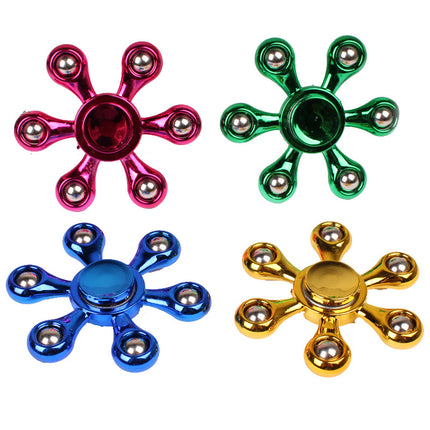 Electroplated steel ball fingertip gyro