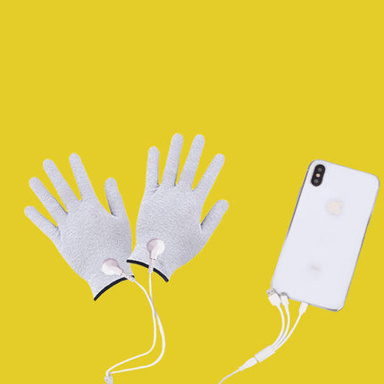 Health Micro-Current Meridian Gloves Massager