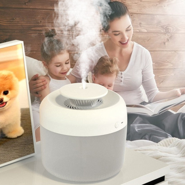 USB Ultrasonic Aroma Diffuser & Humidifier with 7-Colour LED