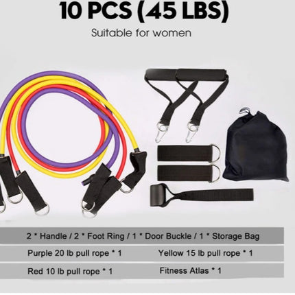 Rally resistance band fitness equipment