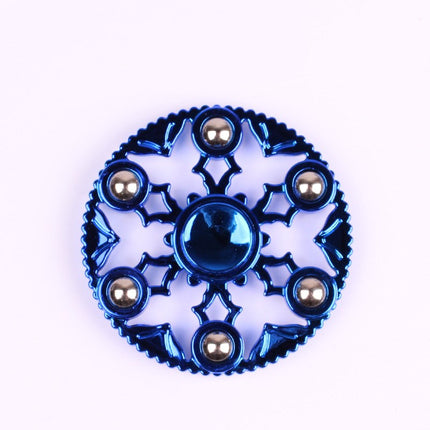 Electroplated steel ball fingertip gyro