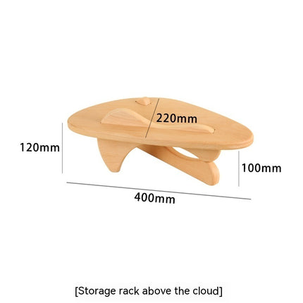 Customized Wooden Table Shelf Perfume Cup Skin Care Products Wooden Storage Rack Home Solid Wood Display Stand