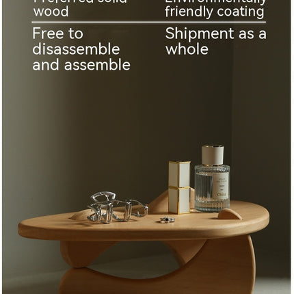 Customized Wooden Table Shelf Perfume Cup Skin Care Products Wooden Storage Rack Home Solid Wood Display Stand