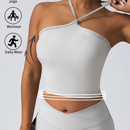 Crop Top With Built In Pads Sports Bras For Women