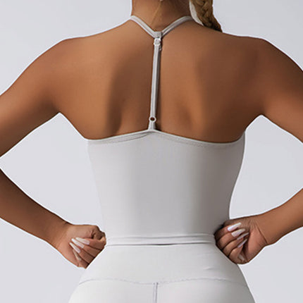 Crop Top With Built In Pads Sports Bras For Women