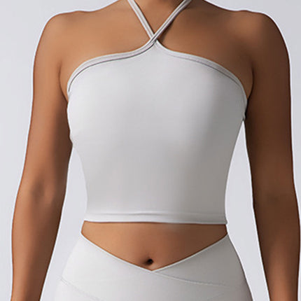 Crop Top With Built In Pads Sports Bras For Women