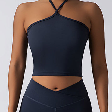 Crop Top With Built In Pads Sports Bras For Women
