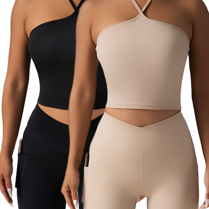 2 Pieces Sports Bra Athletic Running Sports Bra