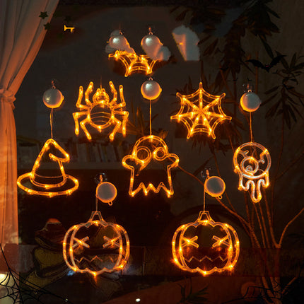 Halloween Window Hanging LED Lights