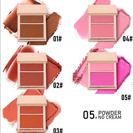 PHOFAY Double-Take Cream & Powder Blush Duo