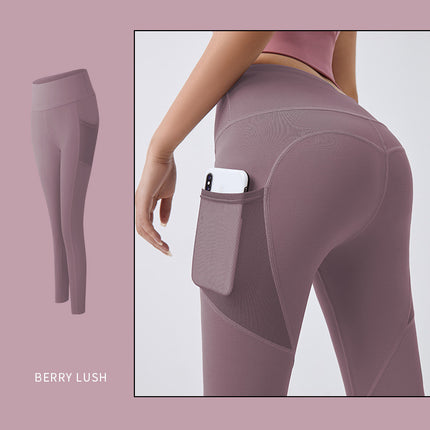 High Waist Bottoming Fitness Sports Womens Tights
