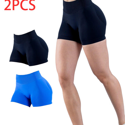 2pcs Quick-drying Breathable Yoga Shorts