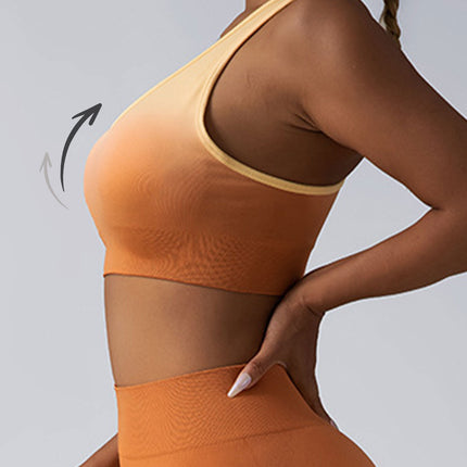 2 Pack Y Back Sports Bras For Women Spaghetti Thin Strap Workout Bras Wirefree Padded Racerback Yoga Bras