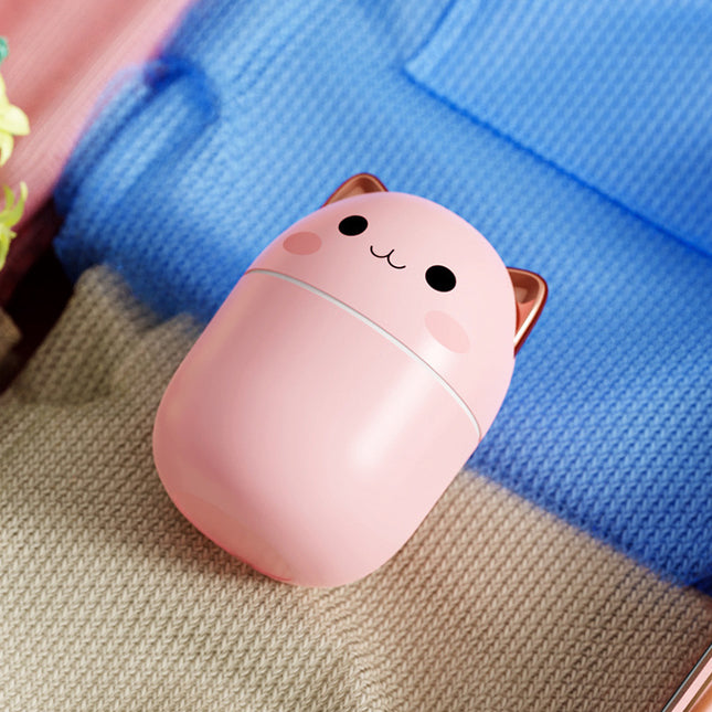 Cute Cat USB Humidifier with LED Light