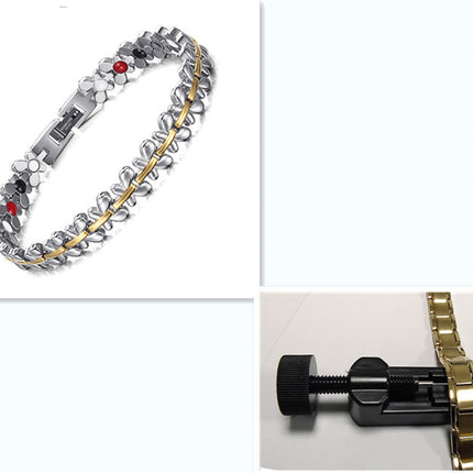 Lady magnetic pure titanium health bracelet