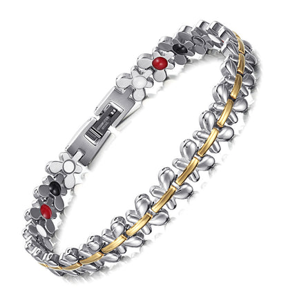 Lady magnetic pure titanium health bracelet