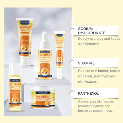 Vitamin B5 Nourishing Skin Care Series Daily Care Gentle Moisturizing Soothing Facial Skin