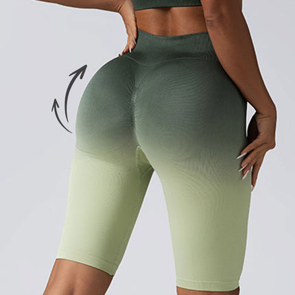 2 Pack Workout Shorts For Women Scrunch Butt Lifting High Waisted Yoga Gym Seamless Booty Biker Shorts