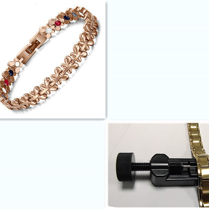 Lady magnetic pure titanium health bracelet