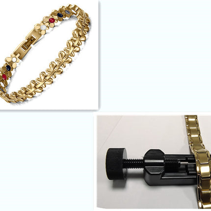 Lady magnetic pure titanium health bracelet