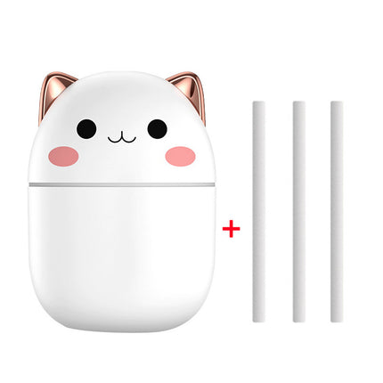 Cute Cat USB Humidifier with LED Light