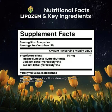 Lipozem Fat Burner with Zinc & Probiotic