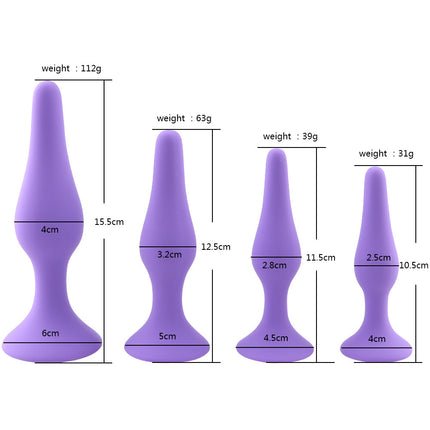 Silicone Butt Plug Set
