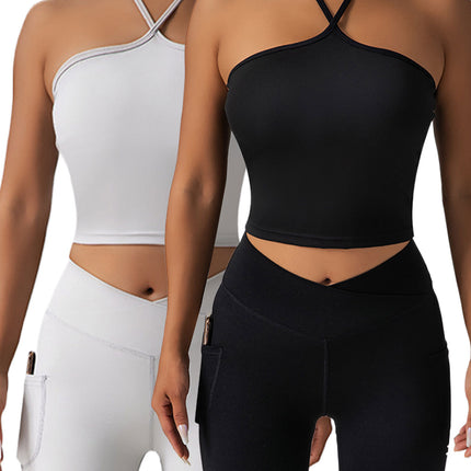 2 Pieces Sports Bra Athletic Running Sports Bra