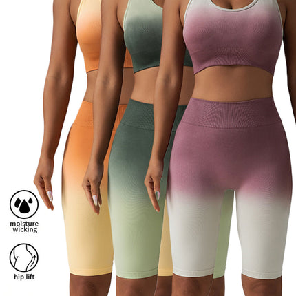 3 Pack Women Workout Shorts Scrunch Shorts Seamless High Waisted Contour Gym Yoga Biker Shorts