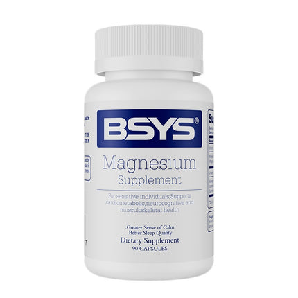 BSYS Magnesium for Sleep, Anxiety & Heart Health Support