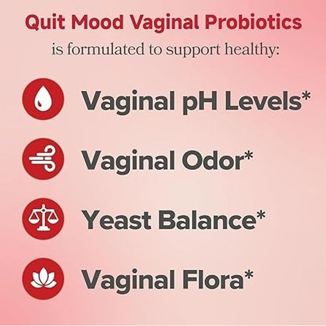 Vaginal Probiotics For Women PH Balance With Prebiotics & Lactobacillus Probiotic Blend - Women's Vaginal Health Supplement - Promote Healthy Vaginal Odor  Vaginal Flora, 60 Count  Pack Of 1